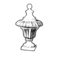 vaso in cotto: h 88 cm diametro 50 cm